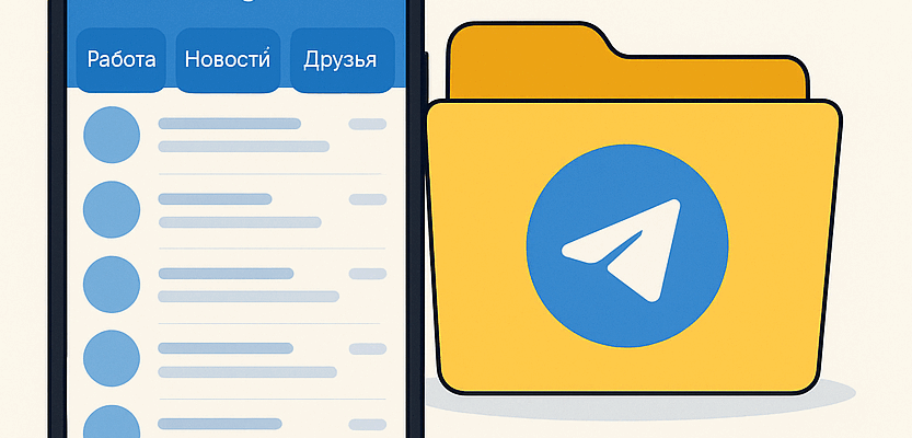 папки в телеграм